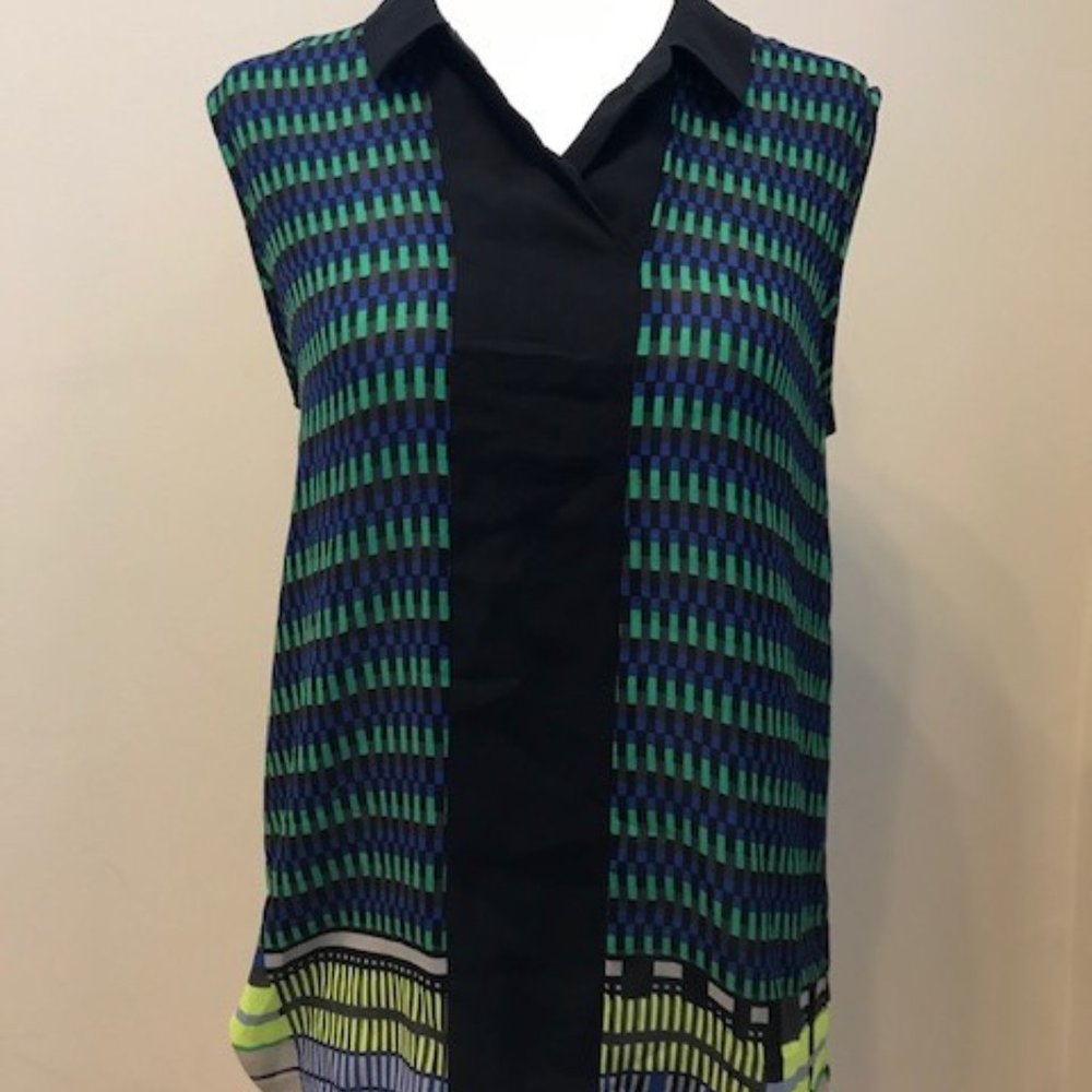Halogen Sleeveless V Neck Blouse
